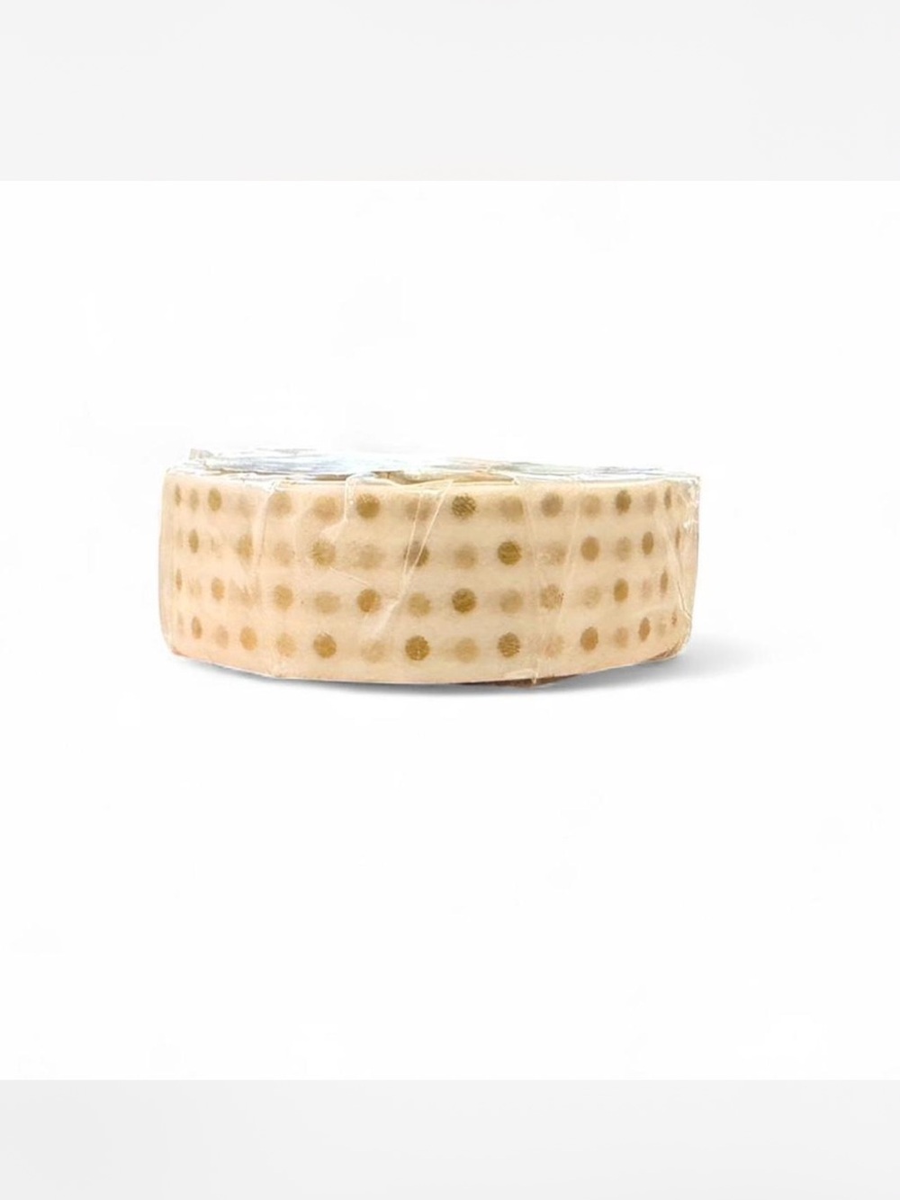 Neutral Polka Dot Washi Tape - Beige with Gold Dots MT Made in Japan